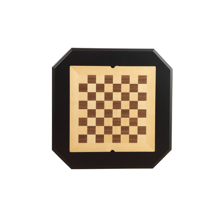 Bishop - Reversible Chess Checker Game Table With Game Tray (Chess Fingures Not Included)