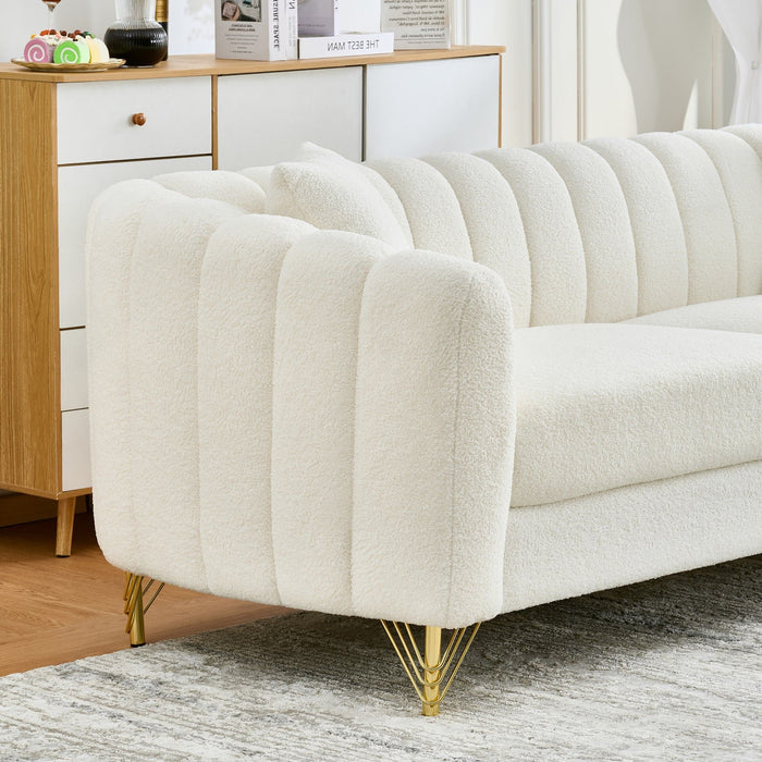 Tufted Oversized Sofa For Living Spaces