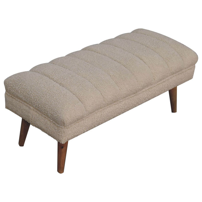 Puffer Bench - Beige