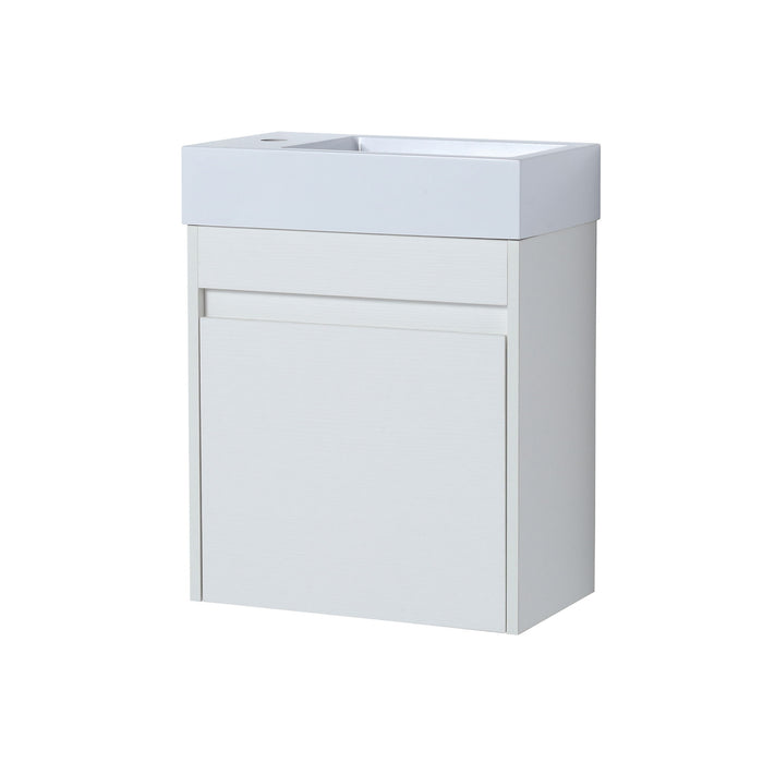 Sink Floating Bathroom Vanity With Soft Close Cabinet Door