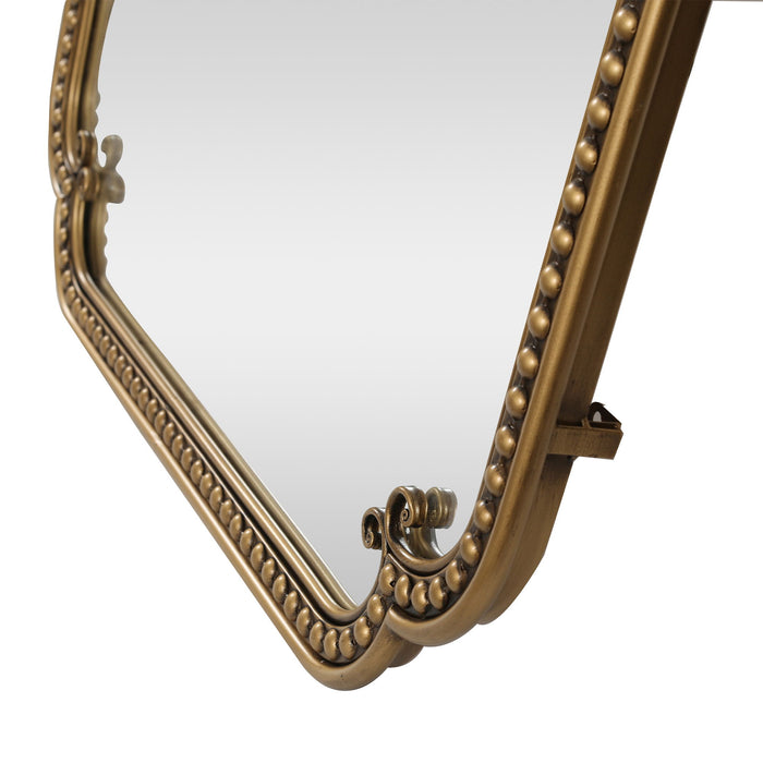 Full Length Mirror With Stand, Floor Standing Dressing For Bedroom - Antique Gold