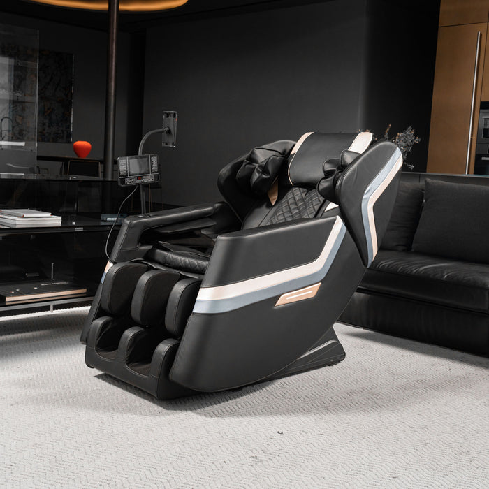Massage Chair Recliner & Zero Gravity & Full Body Air Pressure - Black