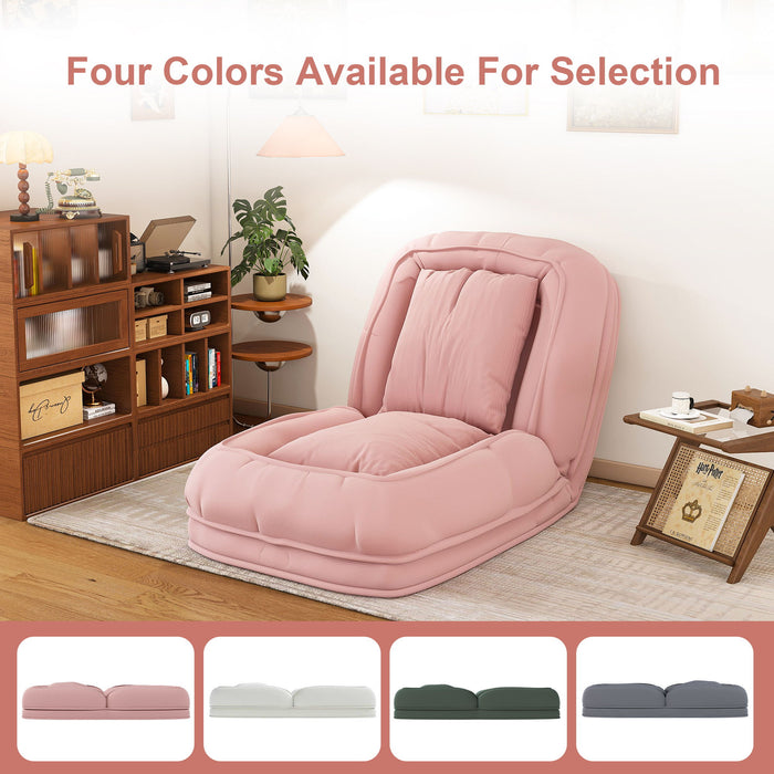 Upholstered Foldable Lazy Sofa Bed For Adults And Pets