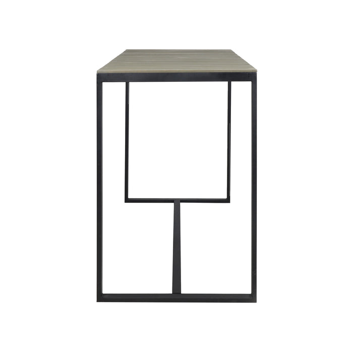 Ernesto - Outdoor Industrial Acacia Wood Bar Table