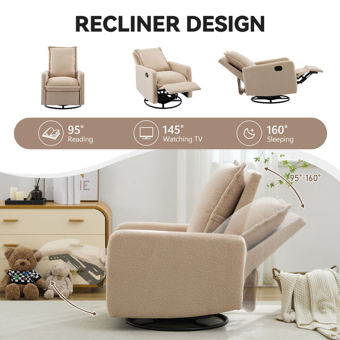 Swivel Rocker Glider Recliner Chair