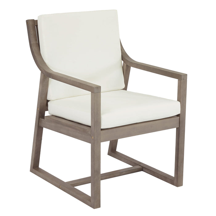 7 Piece Modern Outdoor Dining Set, Patio Furniture