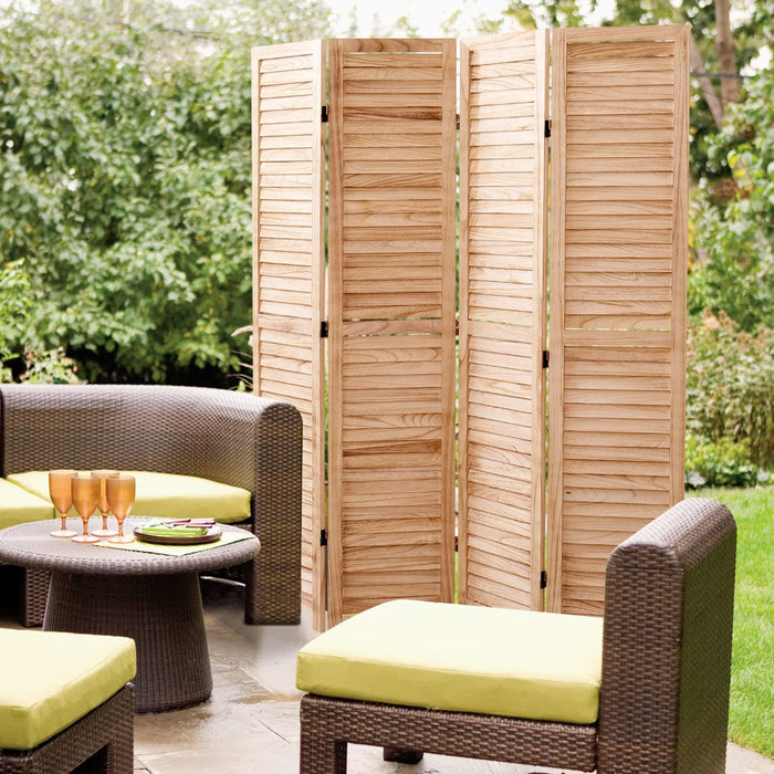 Panel Wooden Folding Room Divider