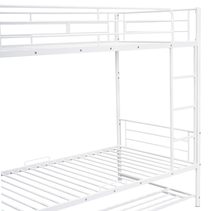 Metal Bunk Bed & Shelf And Guardrails
