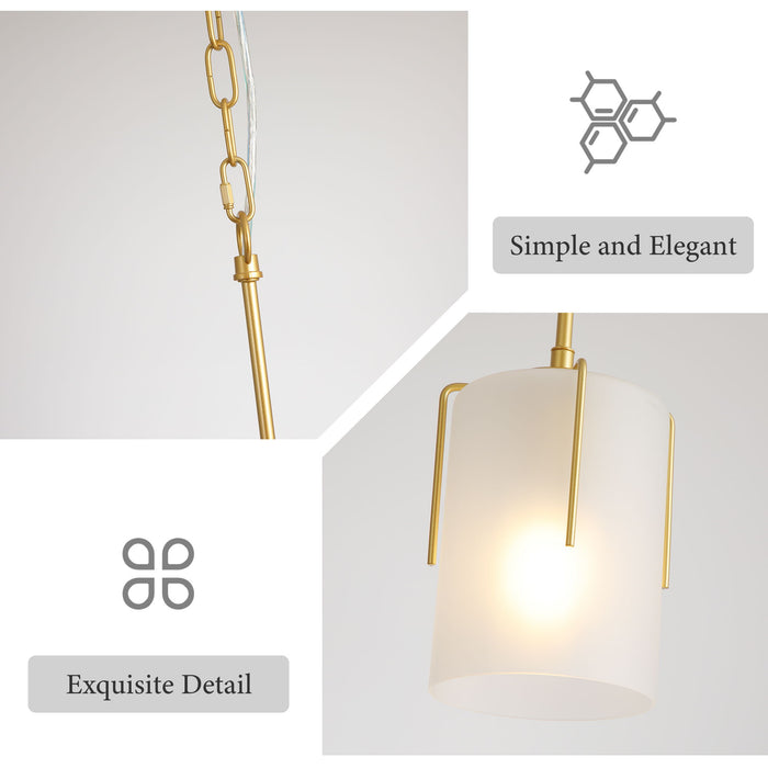 Adjustable Cylindrical Pendant Light