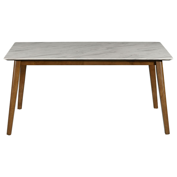 Tiburon - Dining Table - White Marble