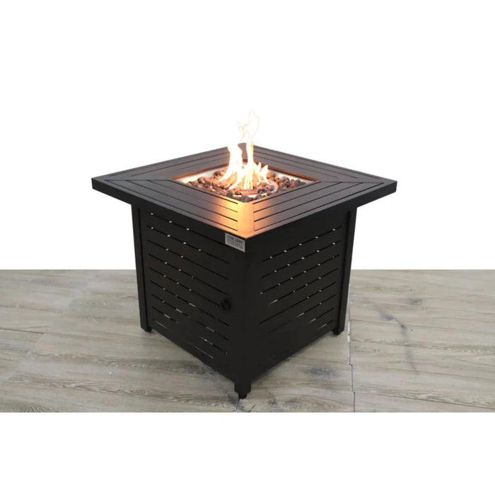 Propane / Gas Fire Pit Table - Black
