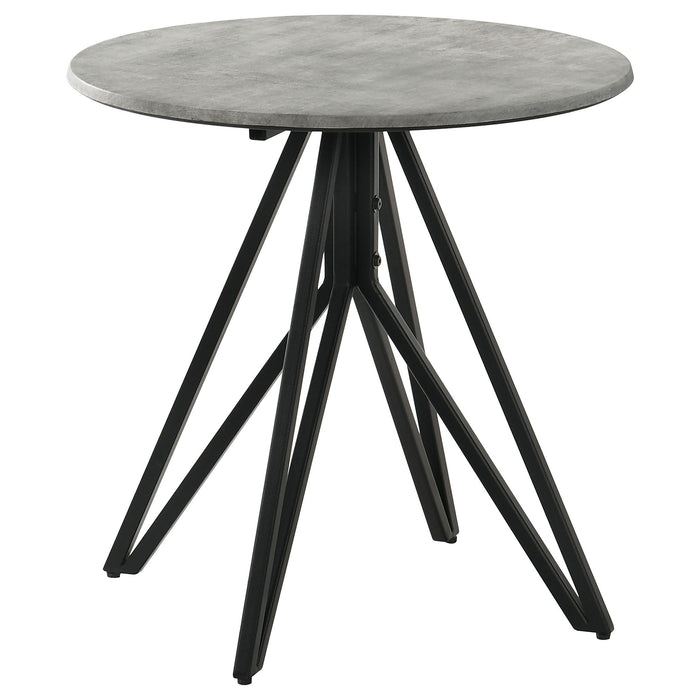 Hadi - Round End Industrial Design With Round Shape - Gray