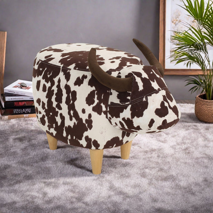 Cow Shaped Ottoman Footstool