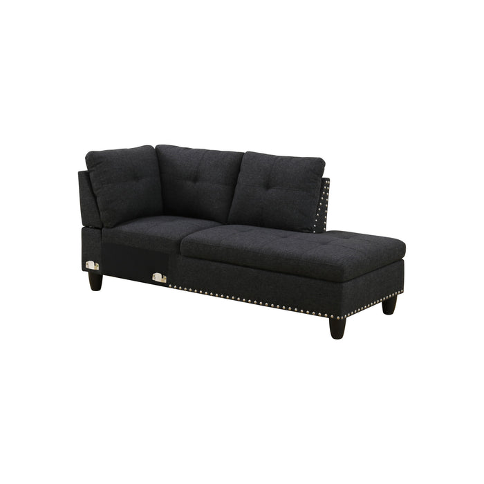 L - Shaped Sectional Sofa With Movable Left Chaise