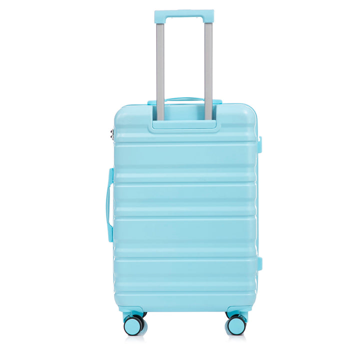 Tourist 3 Piece Luggage Set, Combination Lock, Durable Hard Shell With 360° Silent Wheels
