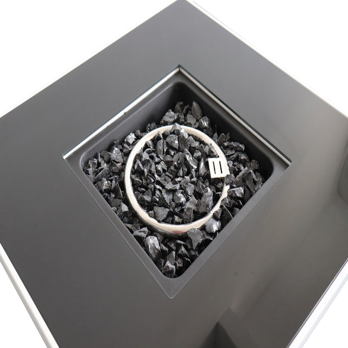 Powdercoated Fire Pit With Top