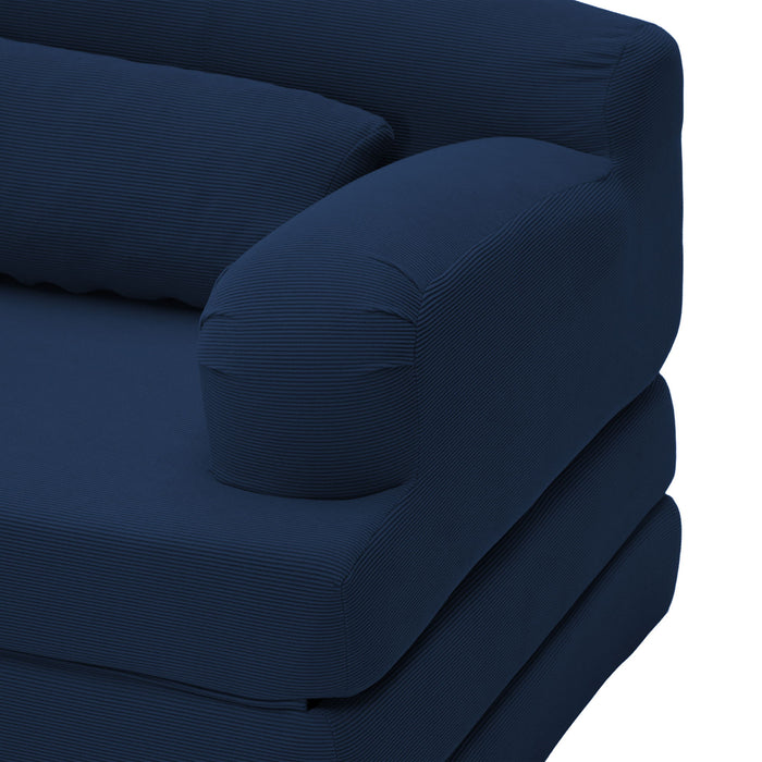 2 Seater Sofa Bed, Compact Foldable Floor Couch