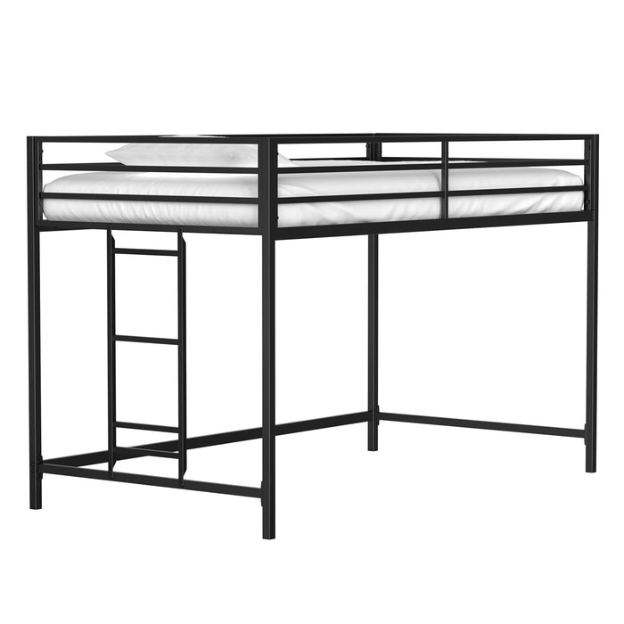 Adam - Twin Loft Bunk - Black
