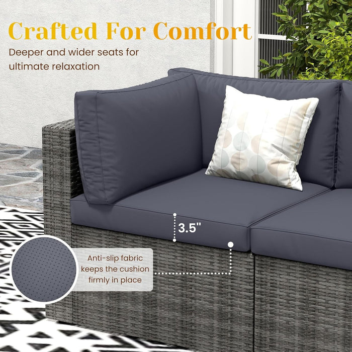 Modern Patio Set With Coffee Table