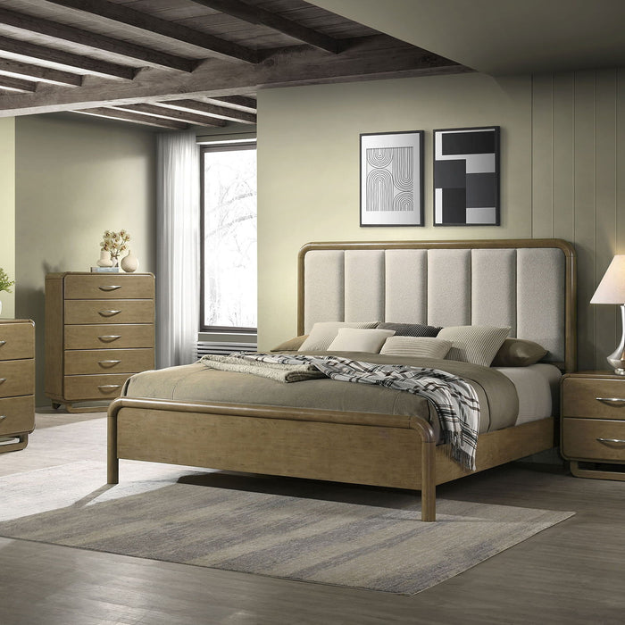 Tully - Queen Bed - Nutmeg Brown