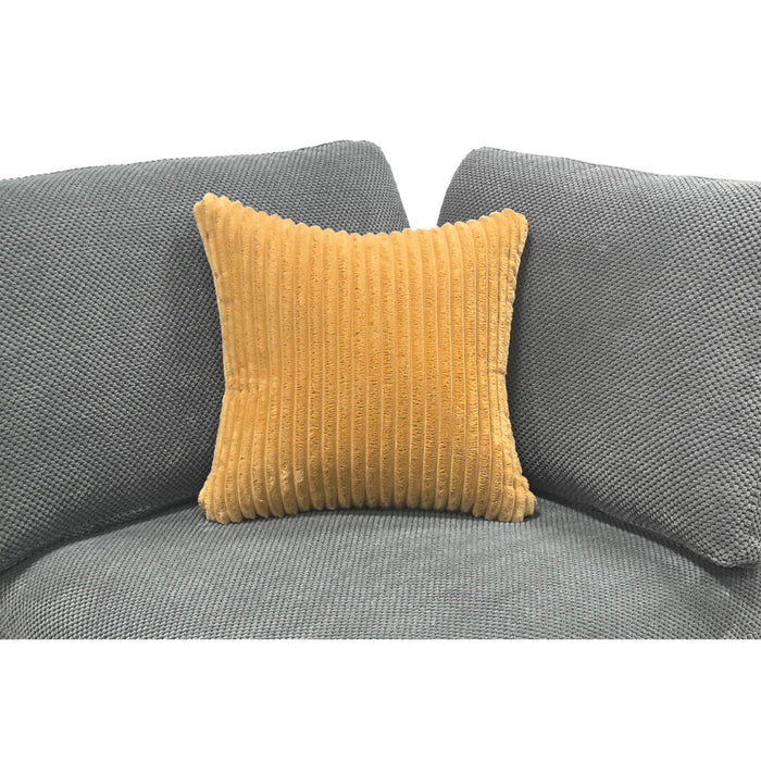Custom Configuration Modular Sectional & Toss Pillows