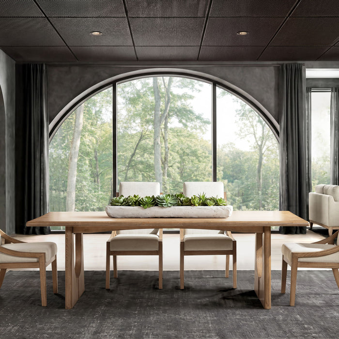 Carmel - 8 Seater Dining Table - Antique Brown