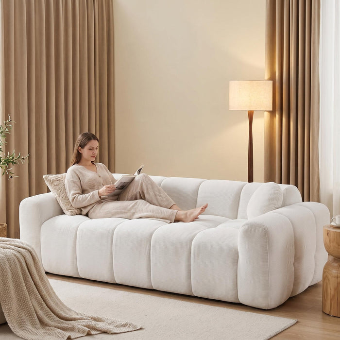Extra Large Compression Sofa, Cloud Puff Couch For Living Room
