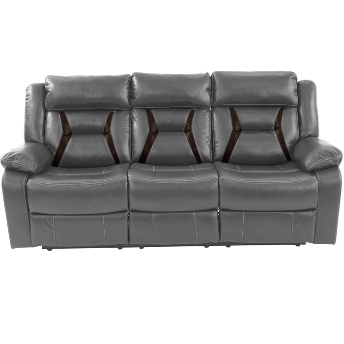 Living Room Set With Pillow Armrest And Tufted Backrest