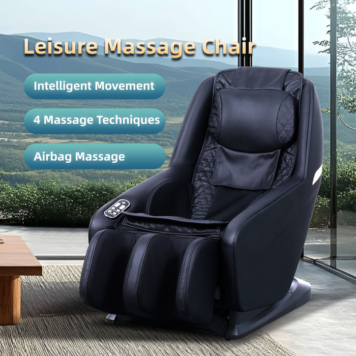Knead Tap Shiatsu Massage Chair, Zero Gravity Full Body With Auto Modes And Airbag Massage