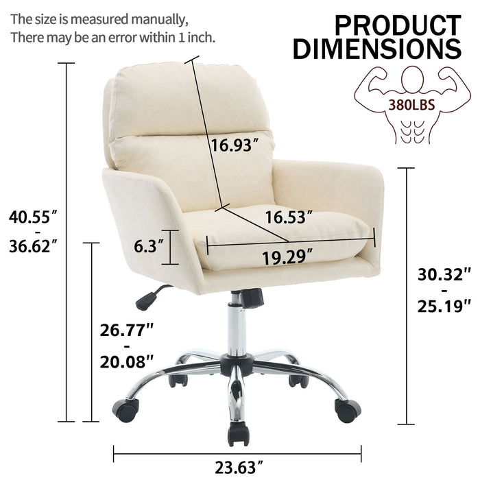 Office Chair With Adjustable Height, Ergonomic Design