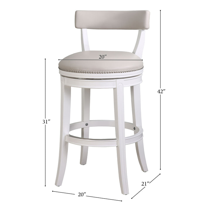 Stool & Upholstered Seat And Back