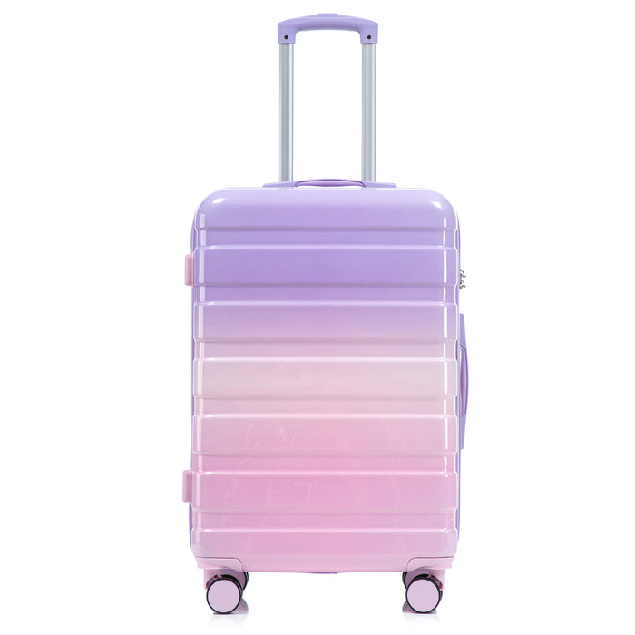 Luggage Set 20" /24" /28" With Combination Lock And Silent Wheels