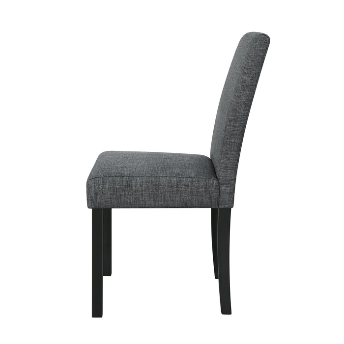 Sarang - Panda Dining Table With 4 Padded Dining Chairs - Black
