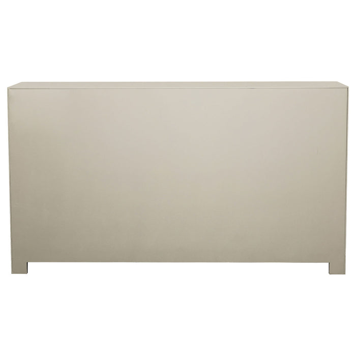 Adriane - 4 Door Accent Cabinet - Champagne