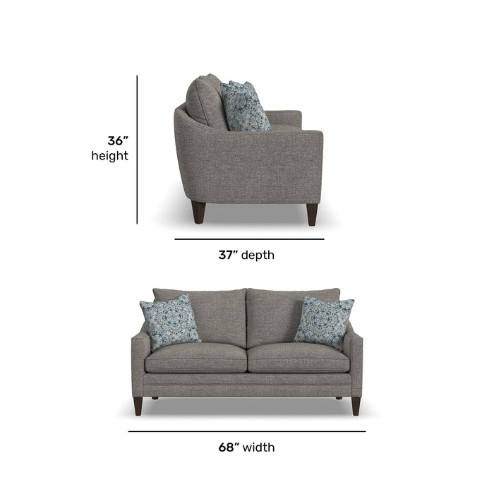 Eleanora - Loveseat With Legs