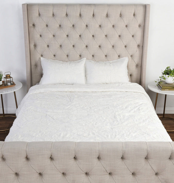 Matira - Standard Sham - Antique Cream