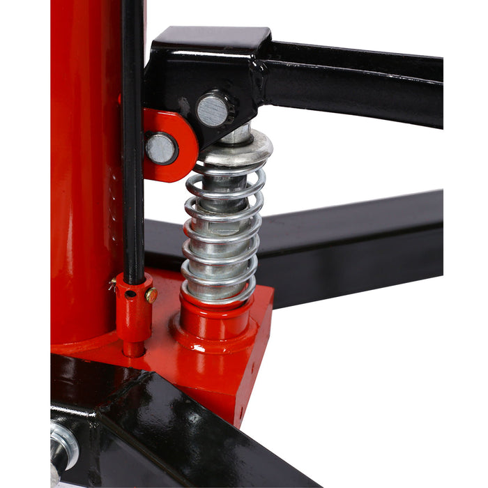 Hydraulic 2 Stage Transmission Jack, Swivel - Red