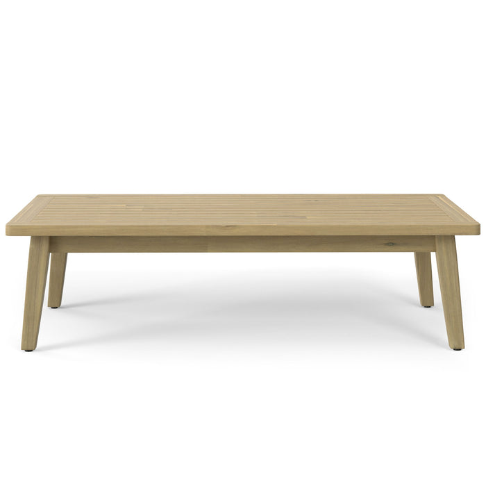 Palmetto - Outdoor Coffee Table - Light Teak