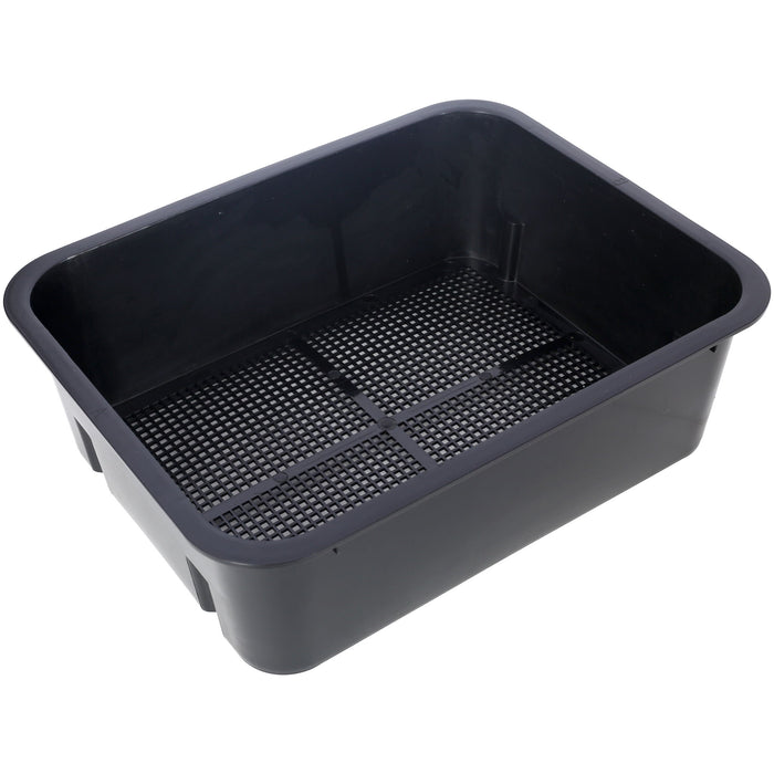 Eco Friendly 5 Layer Worm Compost Bin With 50L Capacity, Easy Setup Plastic Worm Farm Kit - Black