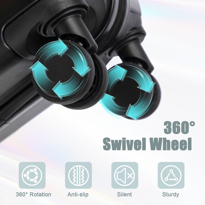 Spinner Luggage Set & Combination Lock