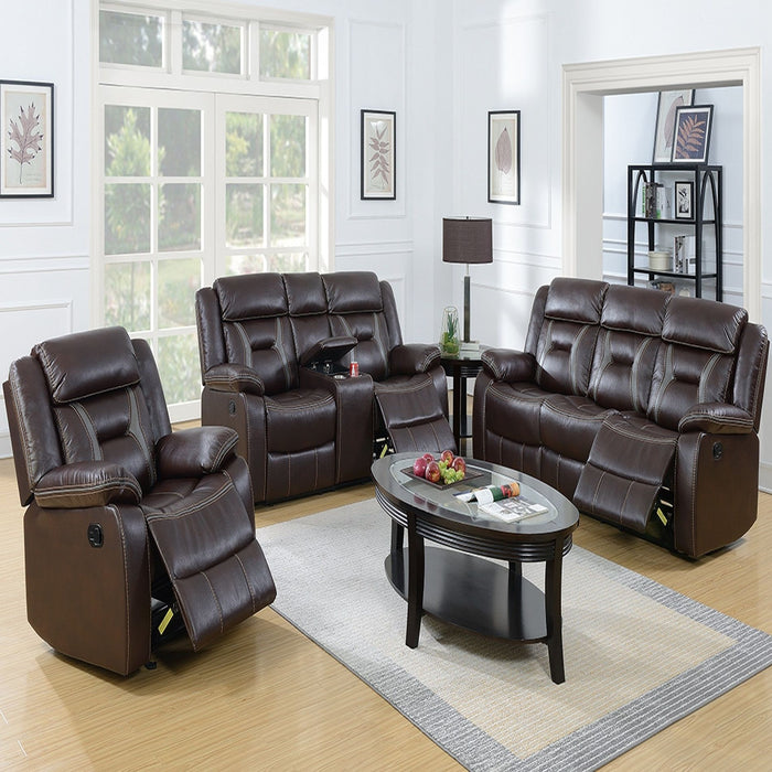 Modern Recliner With Pillow Arms And Headrest