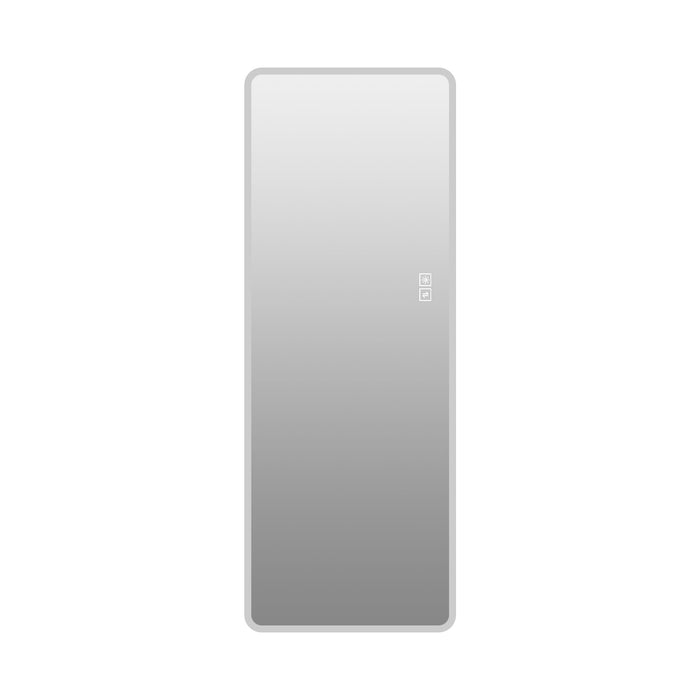LED Full Length Mirror With Lights, Wall Mounted Full Body Mirror, Dimmable 3 Color Lighting, Anti Fog, Shatter Proof, Memory Function - Clear
