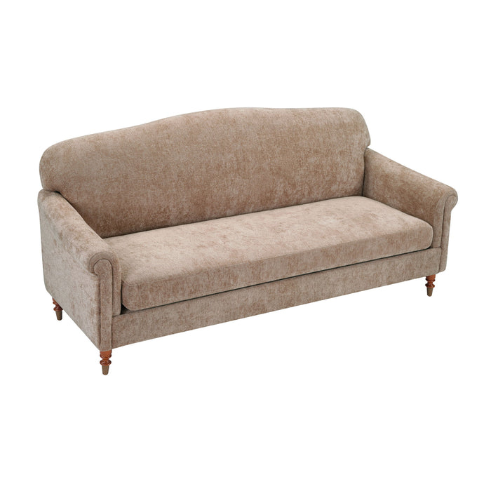 Loveseat Sofa, 2 Seater Couch With Rolled Arms