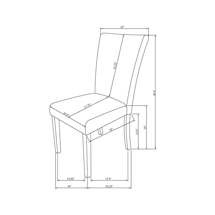 Oceanic - Dining Chair (Set of 2) - Gray