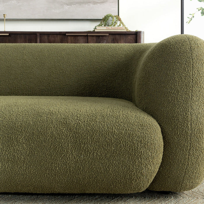 Faris - Upholstered Sofa - Dark Olive