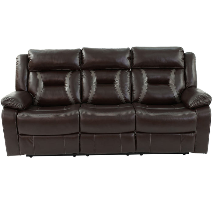 Living Room Set With Pillow Armrest And Tufted Backrest