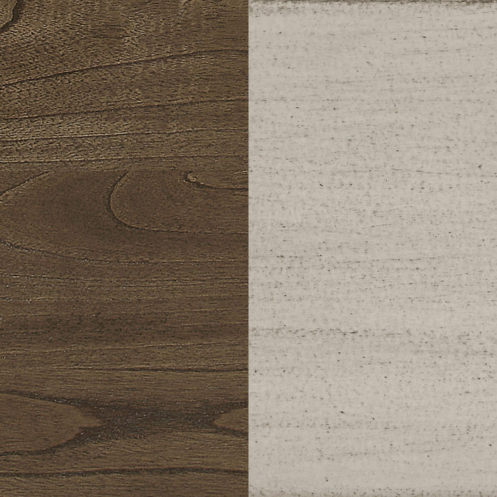 Bentley - Extension Dining Table With Storage Shelf - Rustic White