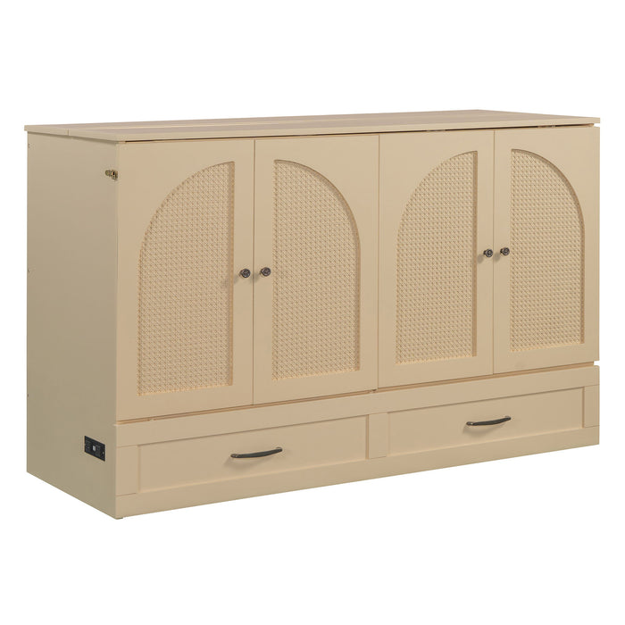 Murphy Bed With Large Drawers