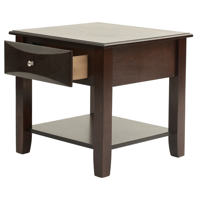 Table Set With Drawers And Open Shelf Storage