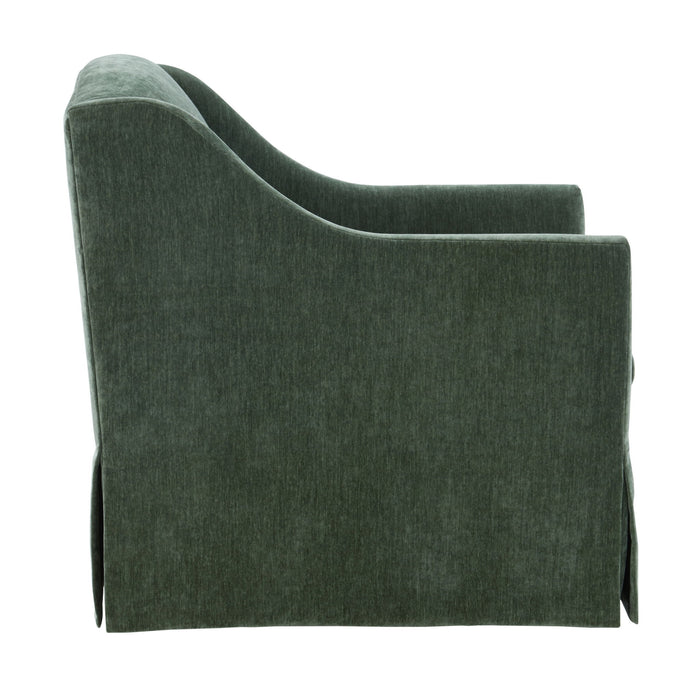 Luisa - Skirted Swivel Accent Chair